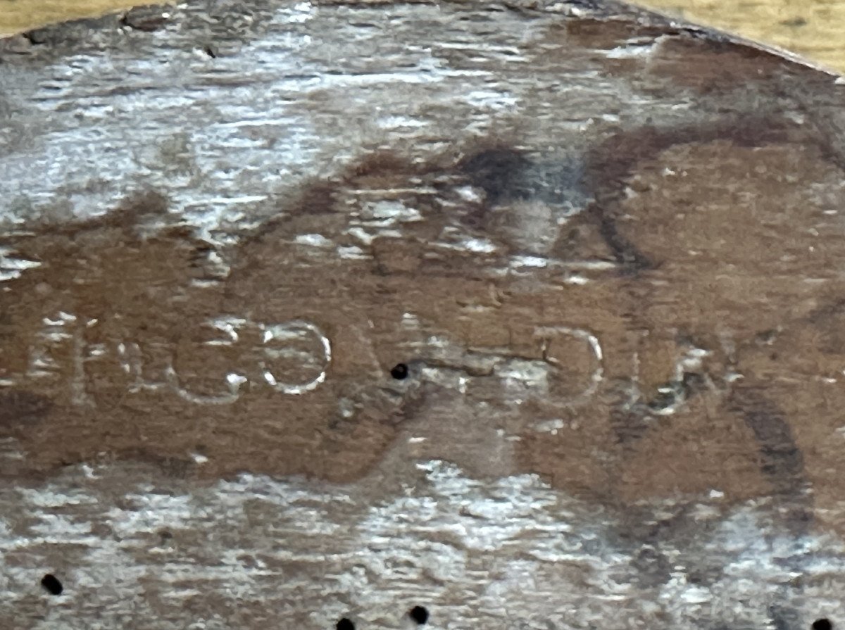 GOURDIN   série de 6 chaises,  estampillées Jean-Baptiste Gourdin 18e  vers 1748-photo-7