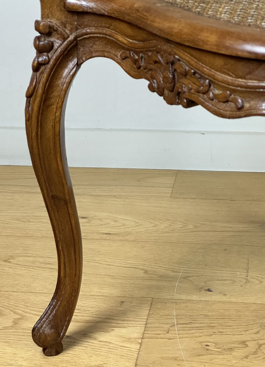 A Louis XV Cabinet-armchair Canned 18th-century Circa 1750-photo-2