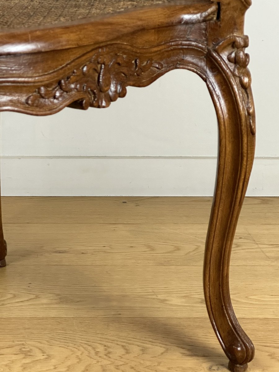 A Louis XV Cabinet-armchair Canned 18th-century Circa 1750-photo-4