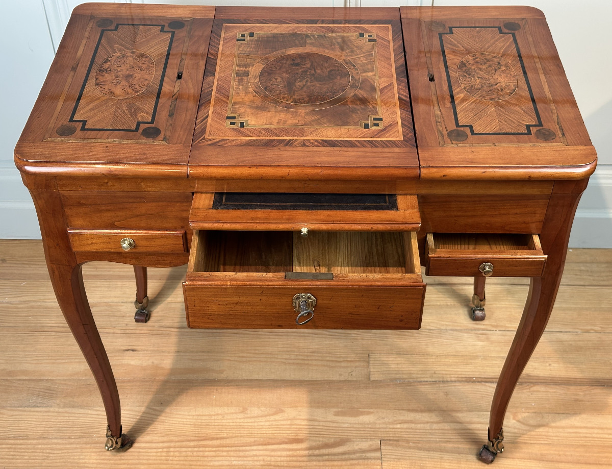 Jean-François Hache, Table poudreuse estampillée Hache Fils A Grenoble .-photo-2