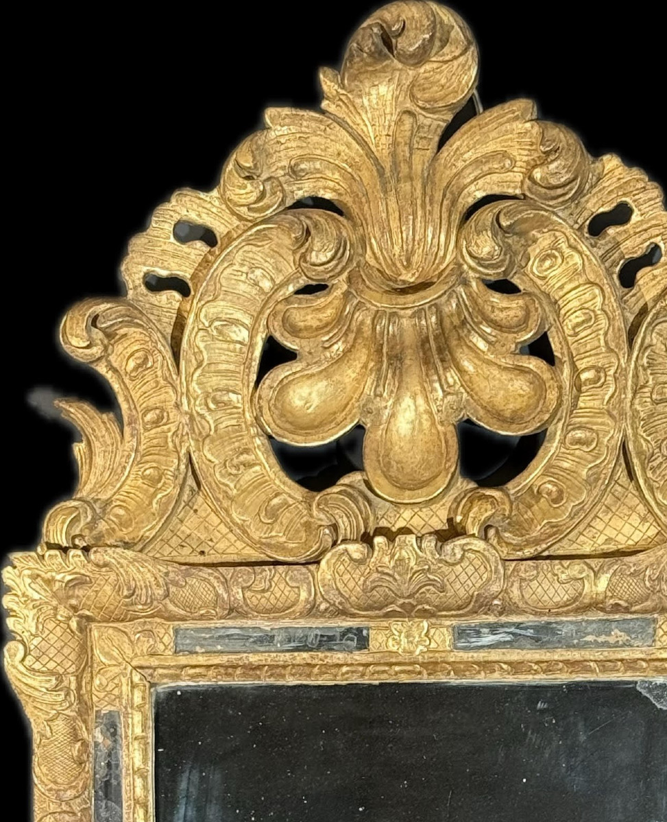 A Louis XIV  Giltwood Mirror Early 18th Circa 1710 - 1714-photo-3