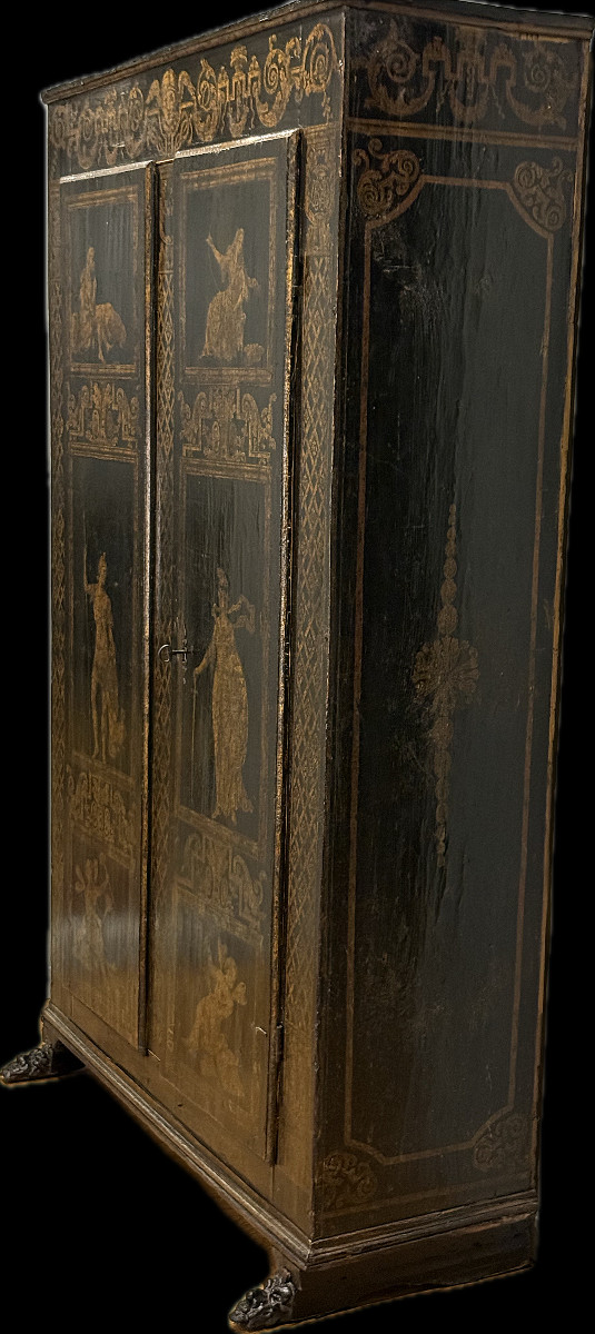 Small Mythological Cabinet From Comtat Venaissin From The Beginning Of The 17th Century.-photo-2