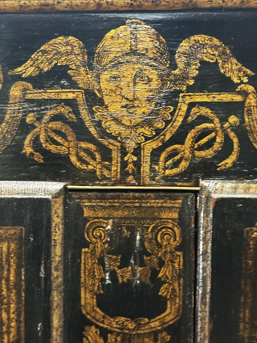 Small Mythological Cabinet From Comtat Venaissin From The Beginning Of The 17th Century.-photo-2
