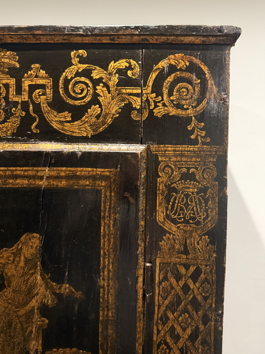 Small Mythological Cabinet From Comtat Venaissin From The Beginning Of The 17th Century.-photo-3