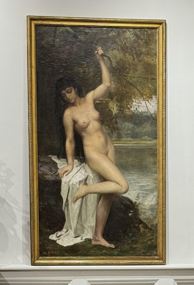 Alexandre Le Bihan , La baigneuse. 