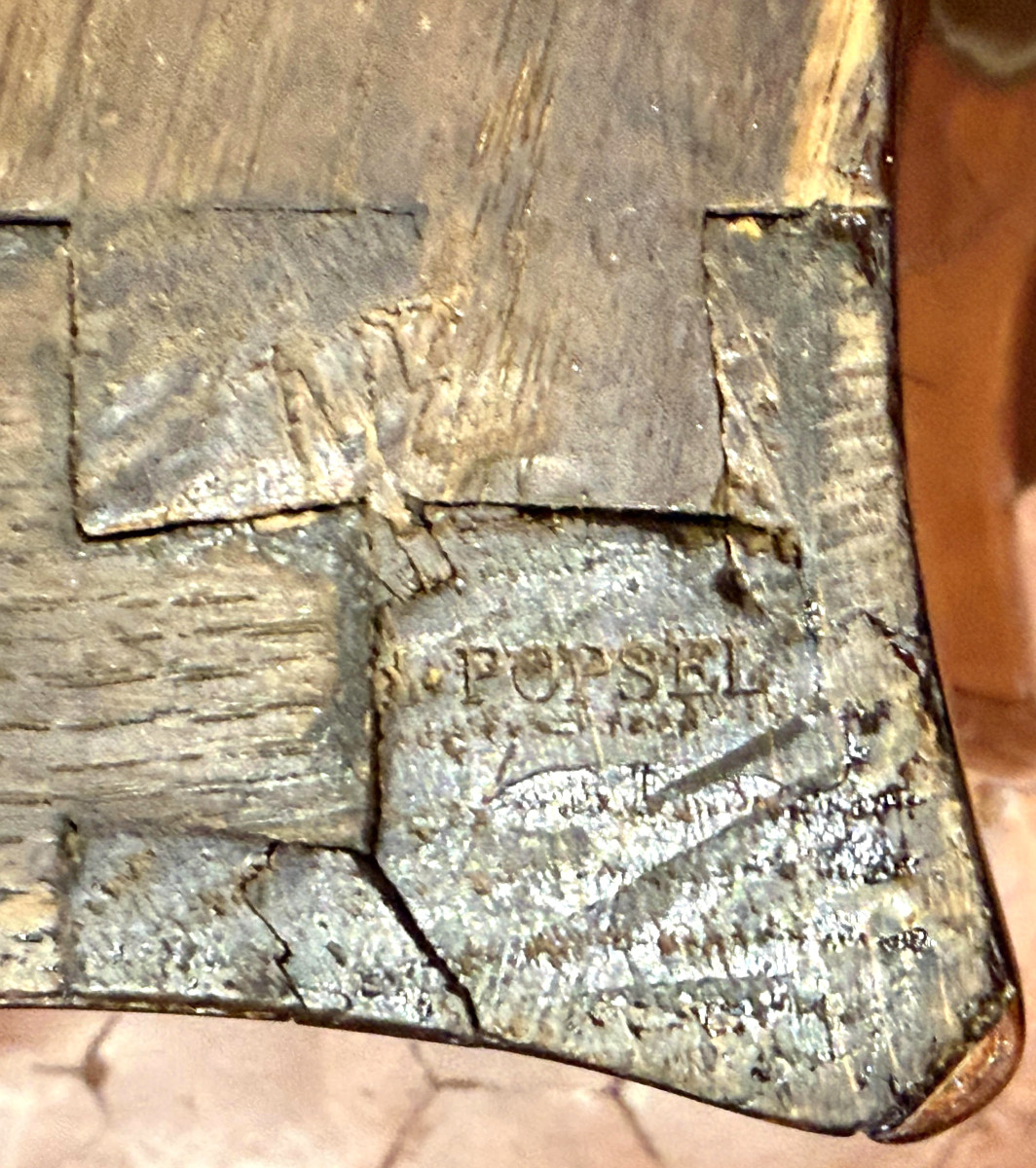 Petite commode d’époque Louis XV estampillée Popsel-photo-5