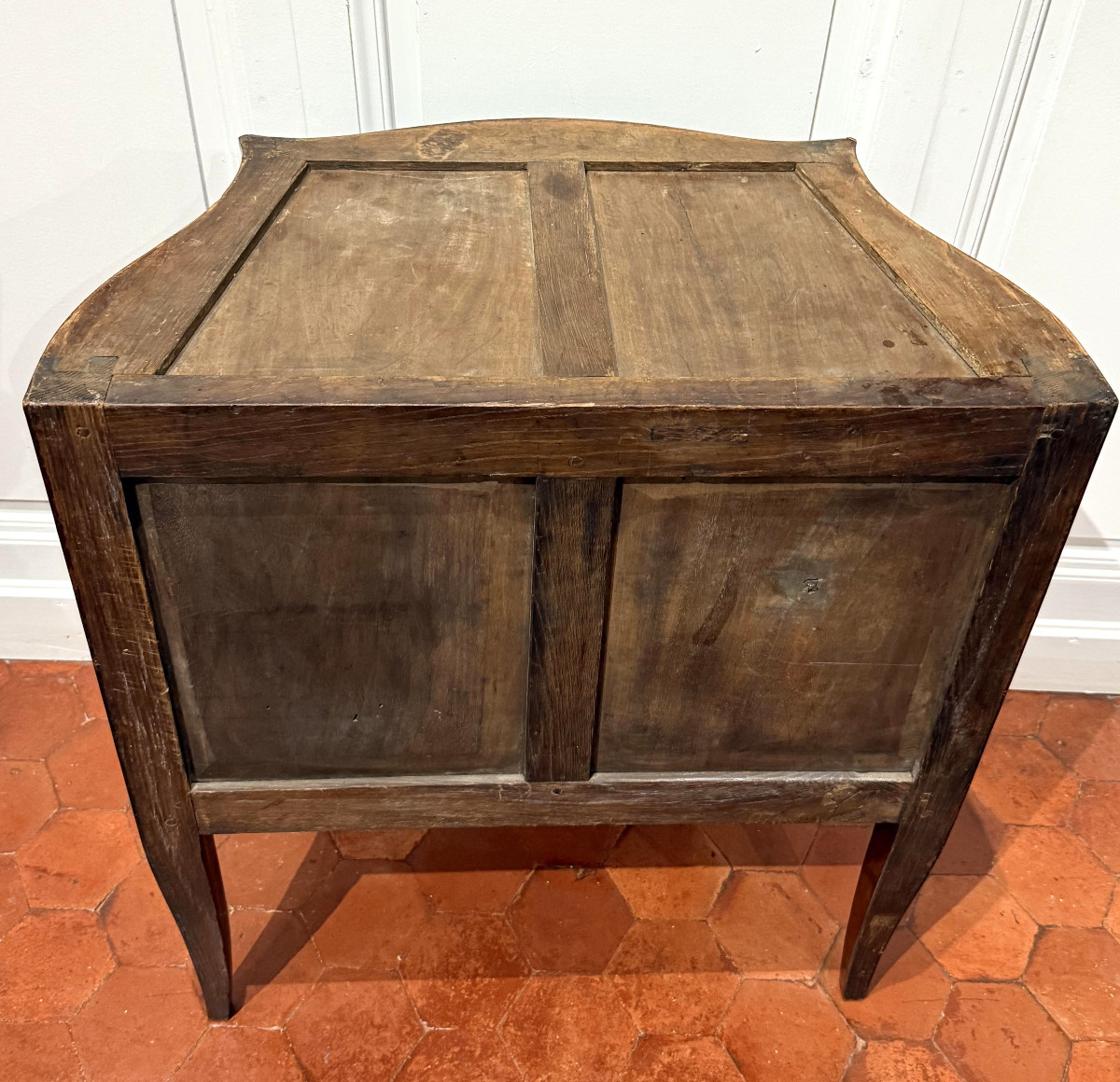Petite commode d’époque Louis XV estampillée Popsel-photo-6