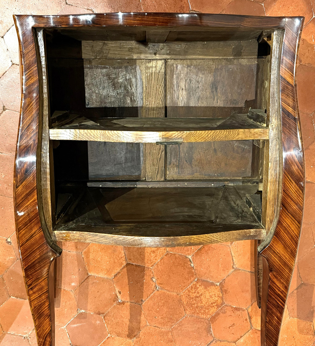 Petite commode d’époque Louis XV estampillée Popsel-photo-8