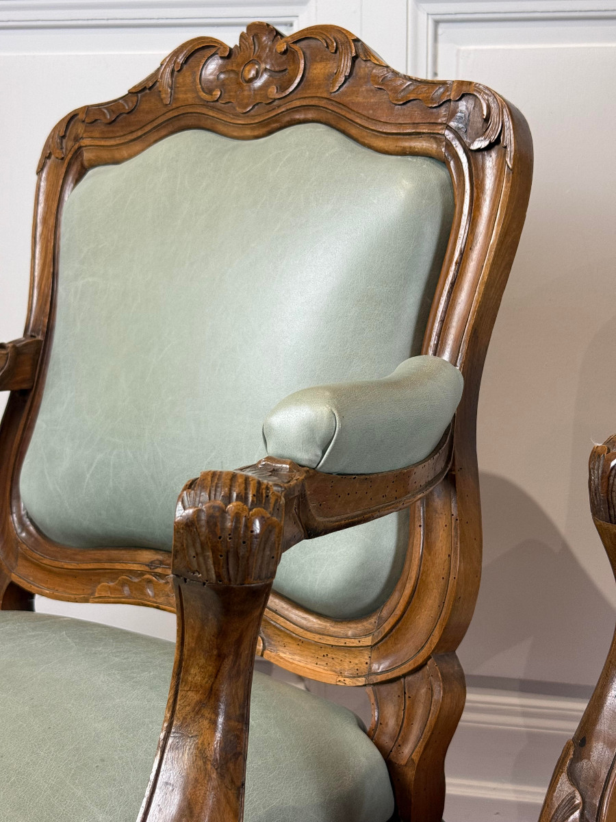 Pair Of Regency Period Armchairs, Circa 1720-photo-1