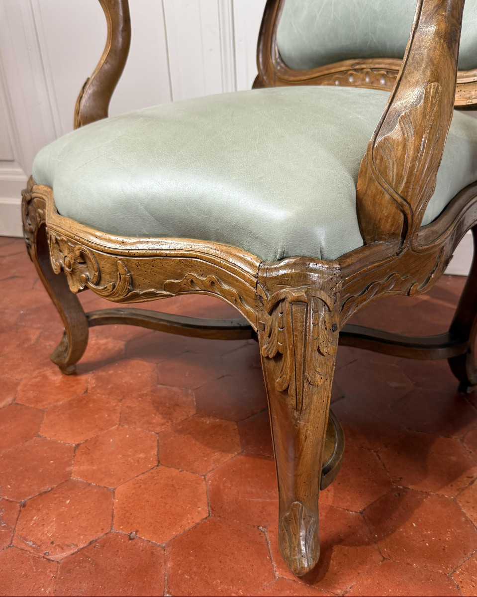 Pair Of Regency Period Armchairs, Circa 1720-photo-2