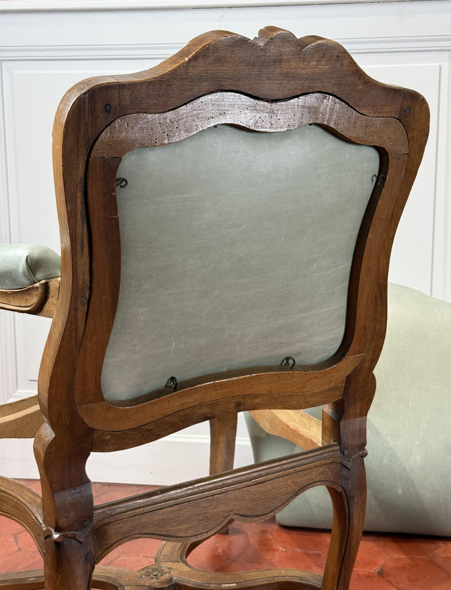 Pair Of Regency Period Armchairs, Circa 1720-photo-3
