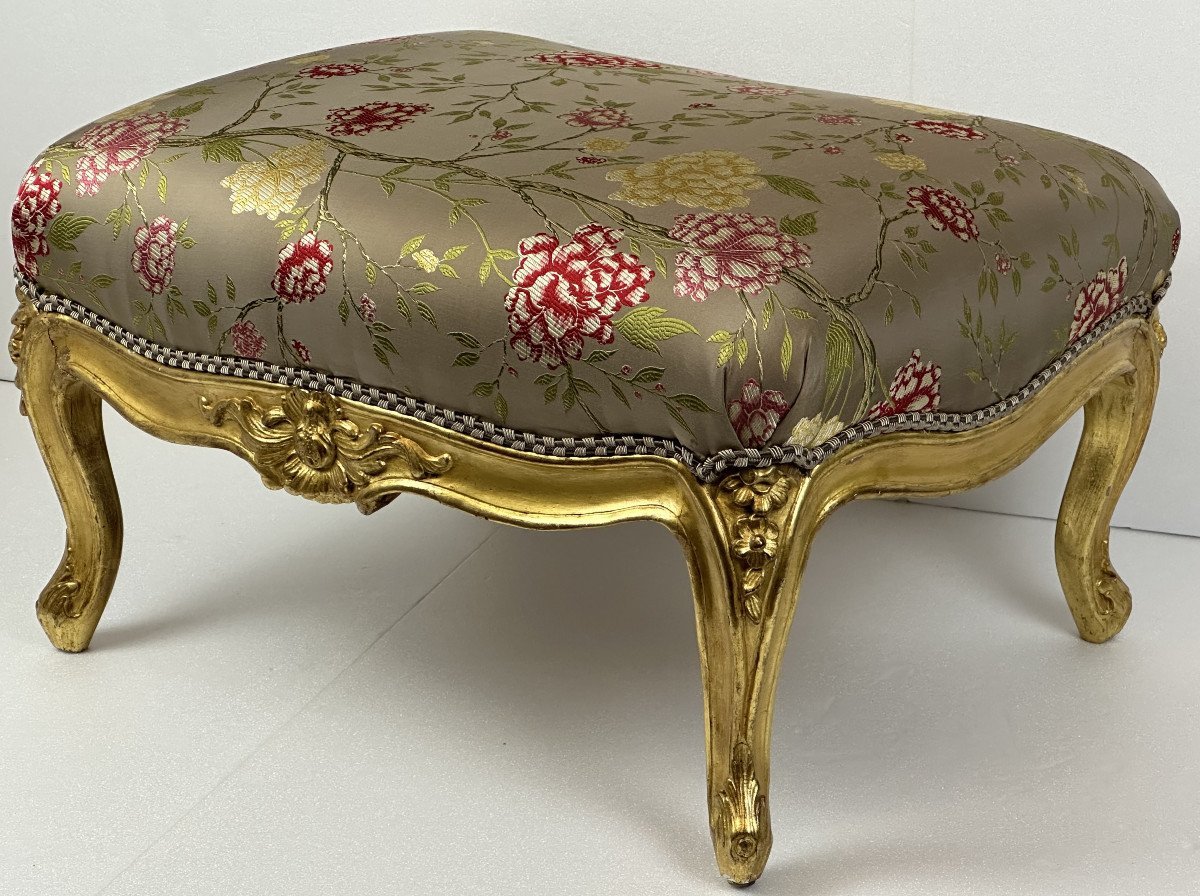 Tabouret d’époque Louis XV, estampillé Tilliard -photo-2