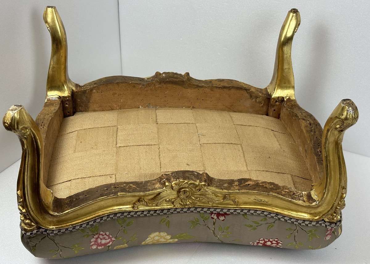 Tabouret d’époque Louis XV, estampillé Tilliard -photo-5