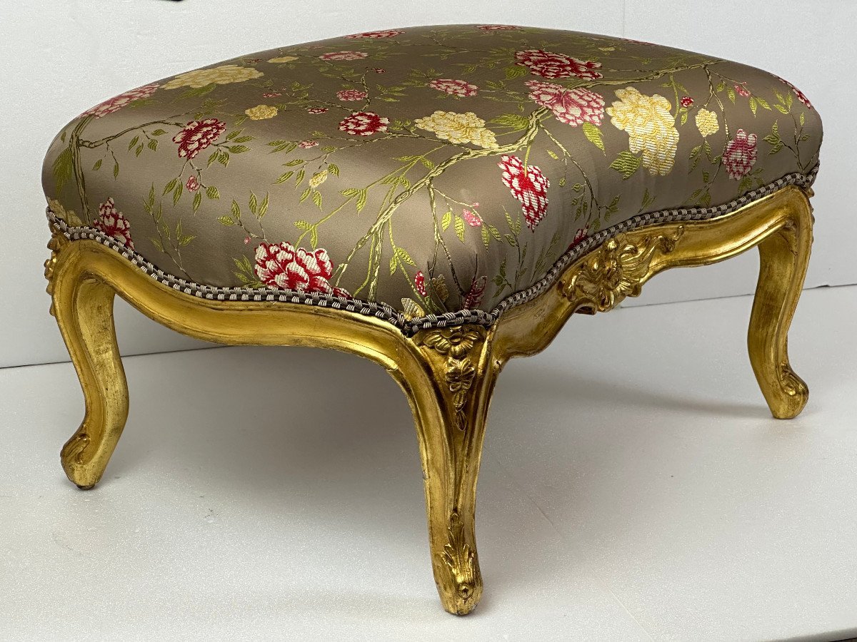 Tabouret d’époque Louis XV, estampillé Tilliard -photo-6
