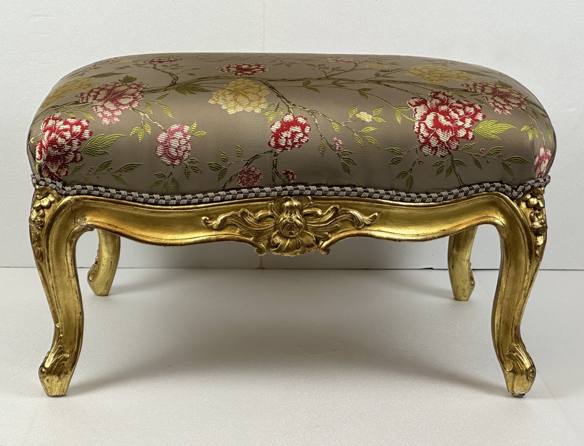 Tabouret d’époque Louis XV, estampillé Tilliard 