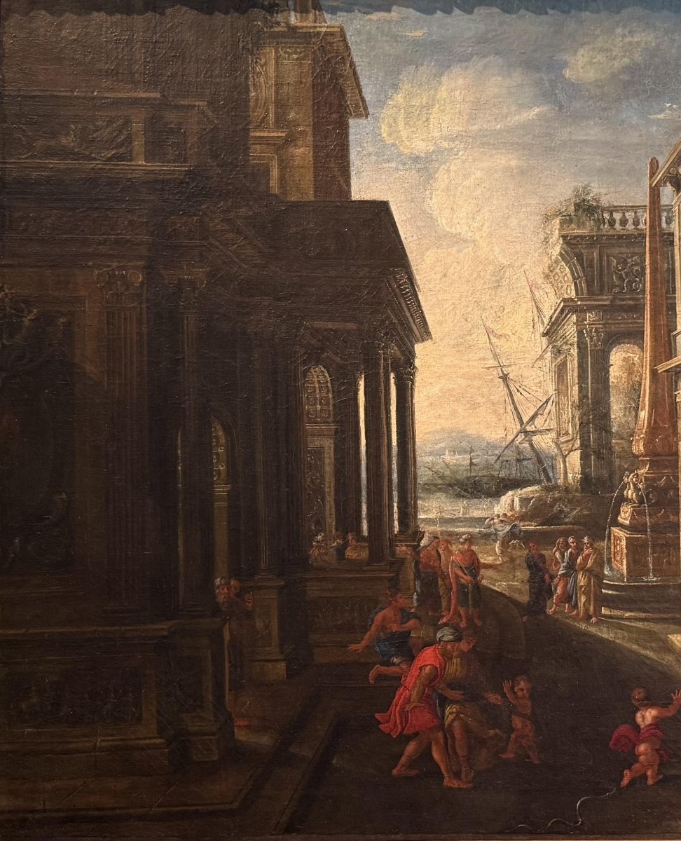 Alessandro Salucci et Michelangelo Cerquozzi - Livre des Nombres, 21, 4-9épisode des serpents-photo-3