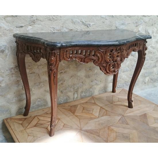 Table Console à Gibier D’époque Louis XV, Vers 1735 - 1745