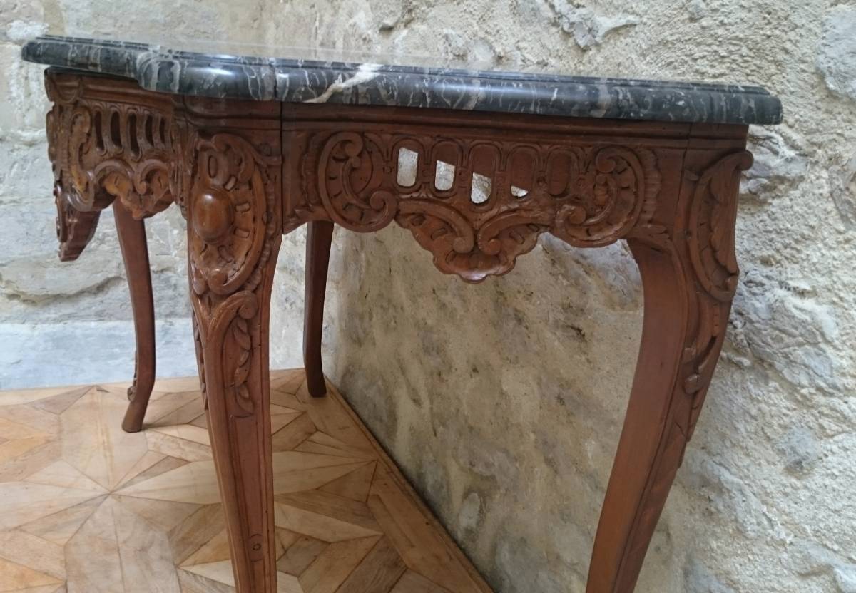Table Console à Gibier D’époque Louis XV, Vers 1735 - 1745-photo-6