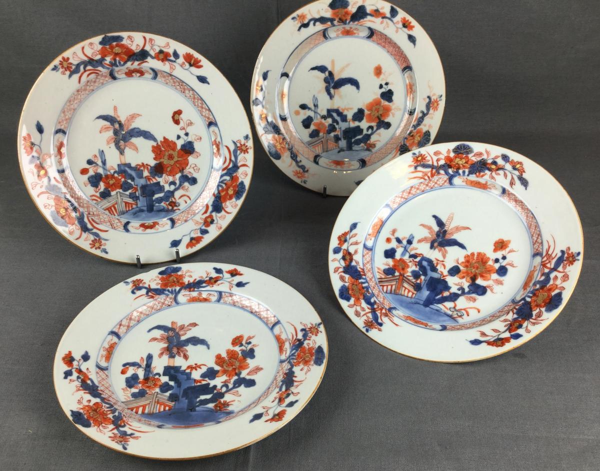 Porcelaine Chine Imari Compagnie Des Indes Orientales XVIIIe Siècle.  -photo-2