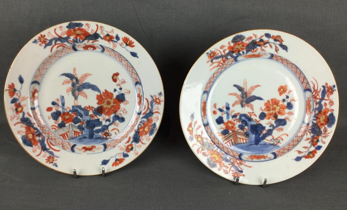 Porcelaine Chine Imari Compagnie Des Indes Orientales XVIIIe Siècle.  -photo-7