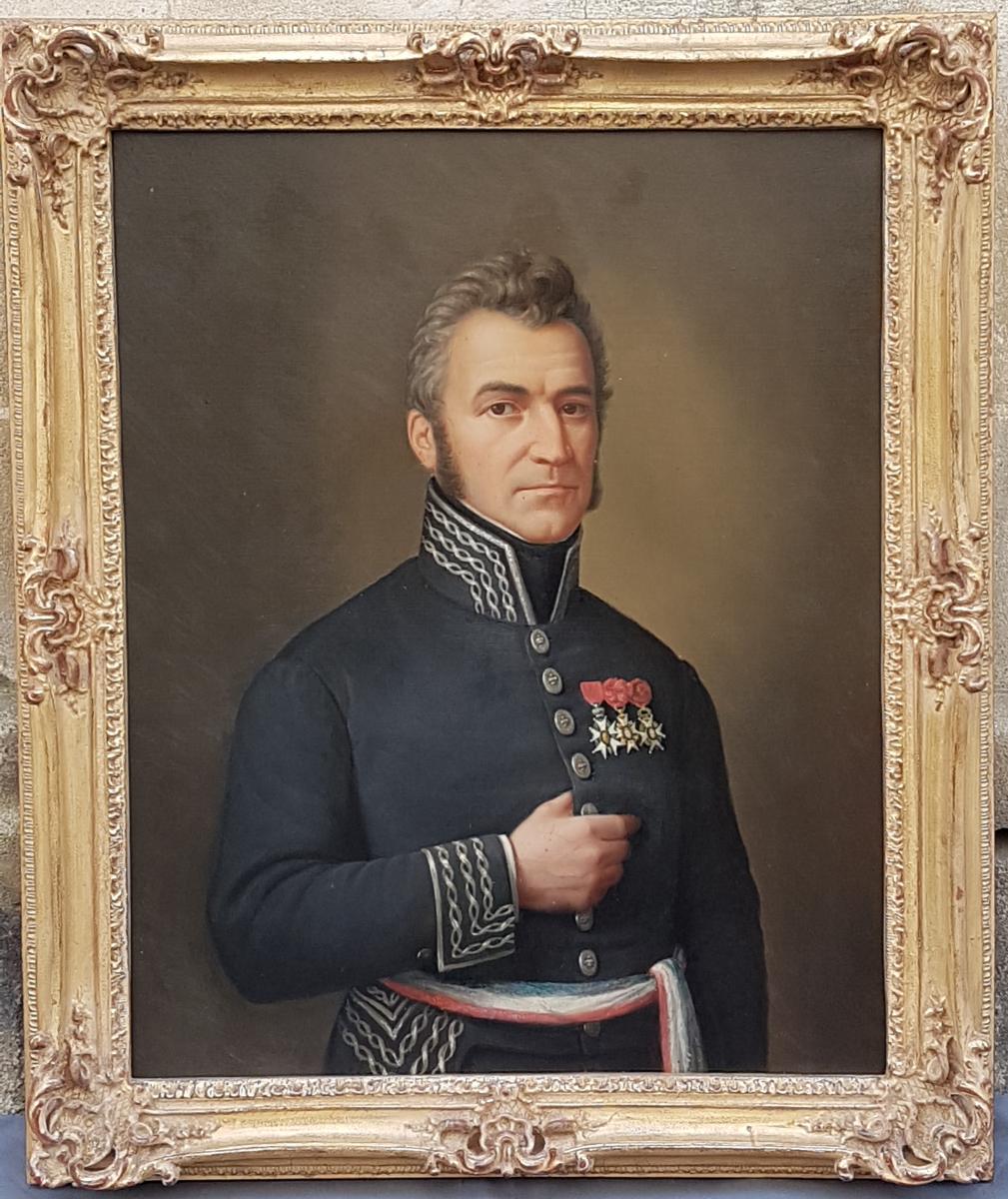 Portait du comte Albert, Joseph, Augustin d’Olivier de Pezet