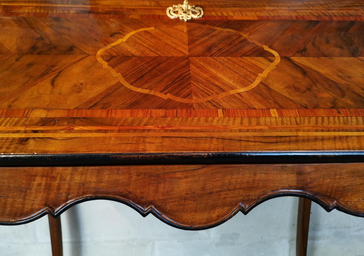 Secrétaire à Dessus Brisé D’époque Louis XV, Région Lyonnaise, Vers 1740.-photo-6