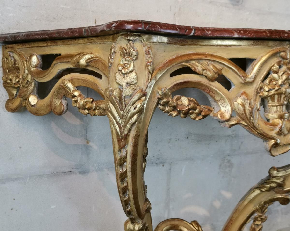 A Louis XV Console 18th Century Circa 1755.-photo-2