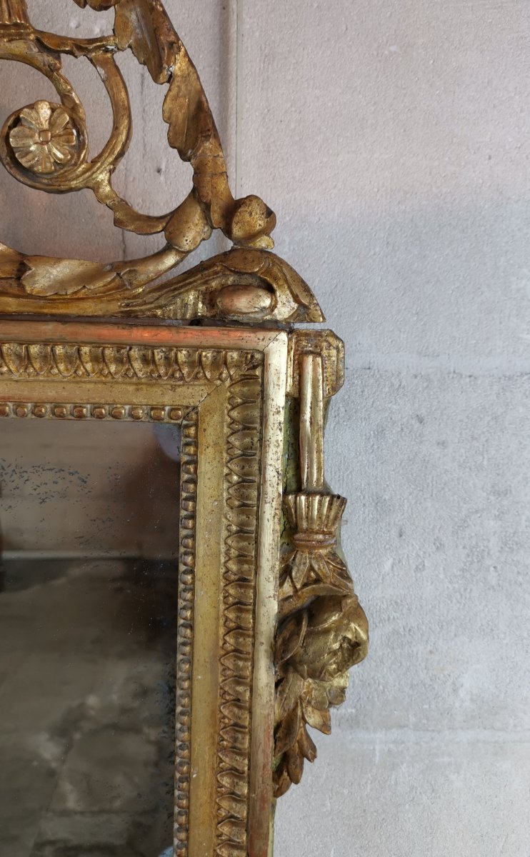 Neoclassical Mirror Louis XVI Around 1781.-photo-6