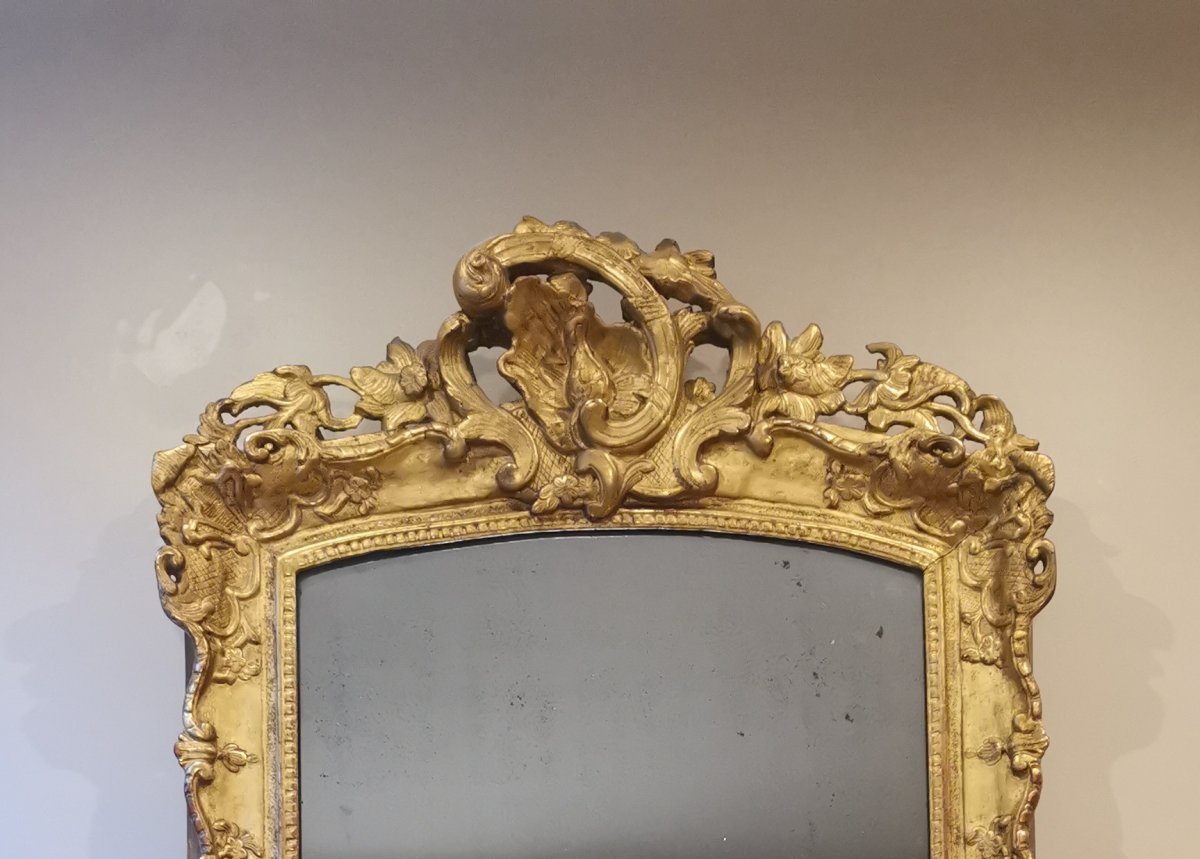 Miroir d'époque Fin Régence Vers 1730-1735-photo-2