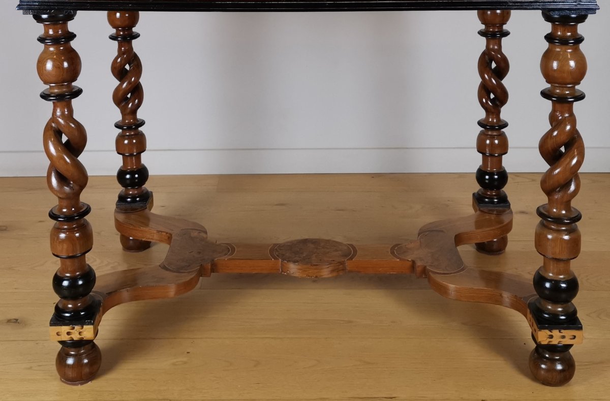  Louis XIV Period Table Inlaid Late 17th Century.-photo-8