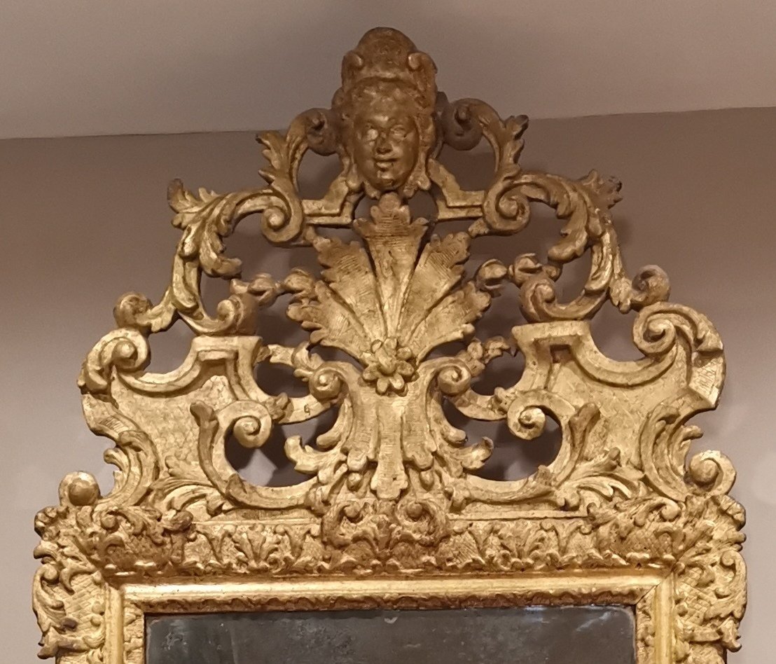 Louis XIV Period Mirror.-photo-3