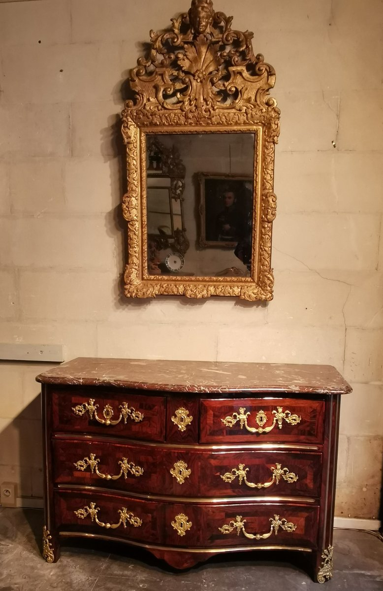 A Régence Ormolu-mounted Rosewood Commode Early 18th Century, Circa 1720.-photo-8