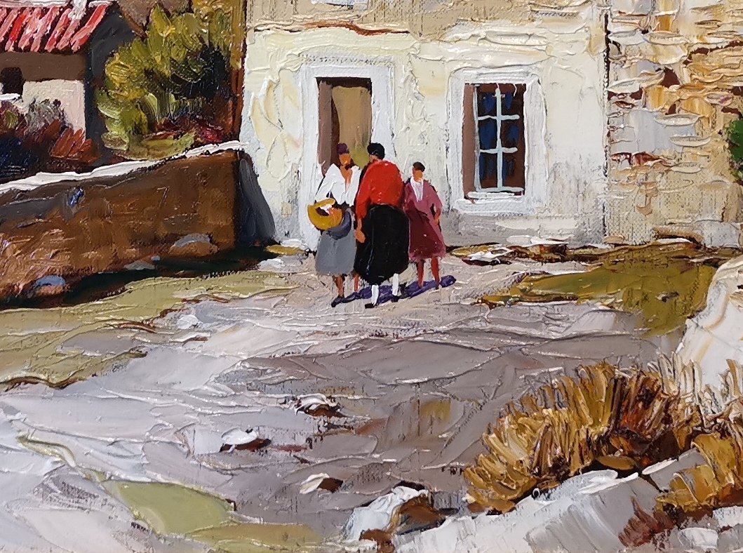 Gustave Vidal, Paysage Provençal, Barbentane, Avignon.-photo-4