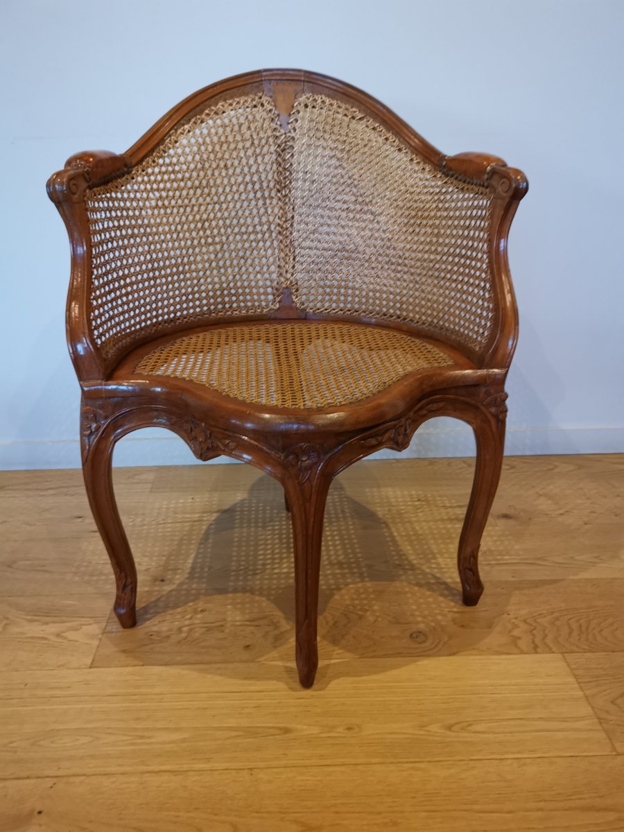 A Louis XV Fauteuil De Bureau Mid 18th Century, Circa 1745-1750.-photo-2