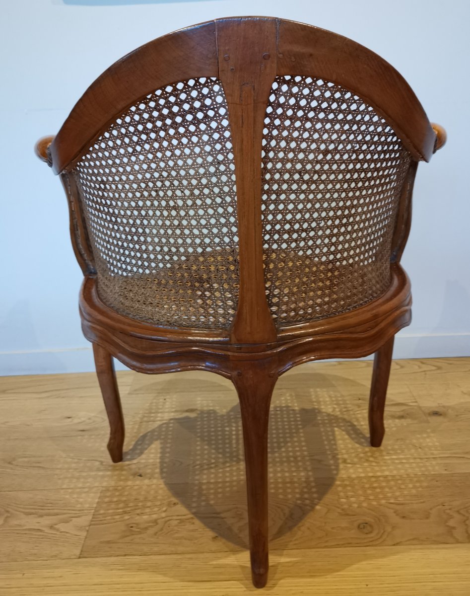 A Louis XV Fauteuil De Bureau Mid 18th Century, Circa 1745-1750.-photo-4