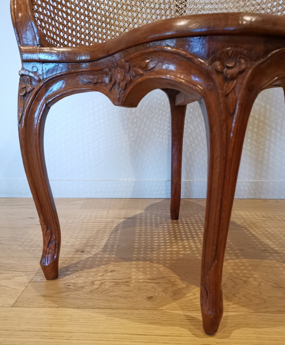 A Louis XV Fauteuil De Bureau Mid 18th Century, Circa 1745-1750.-photo-5