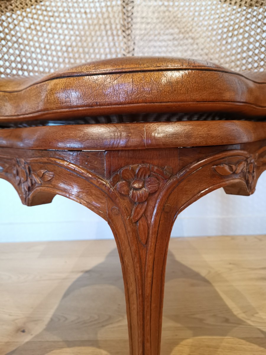 A Louis XV Fauteuil De Bureau Mid 18th Century, Circa 1745-1750.-photo-6