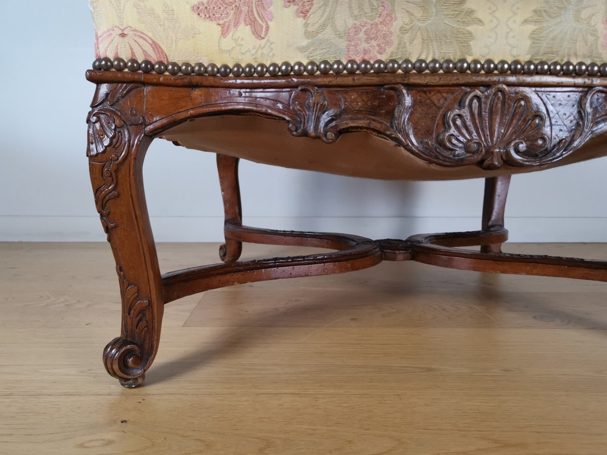 A Regence Armchair Early 18th Century Circa 1720-photo-2