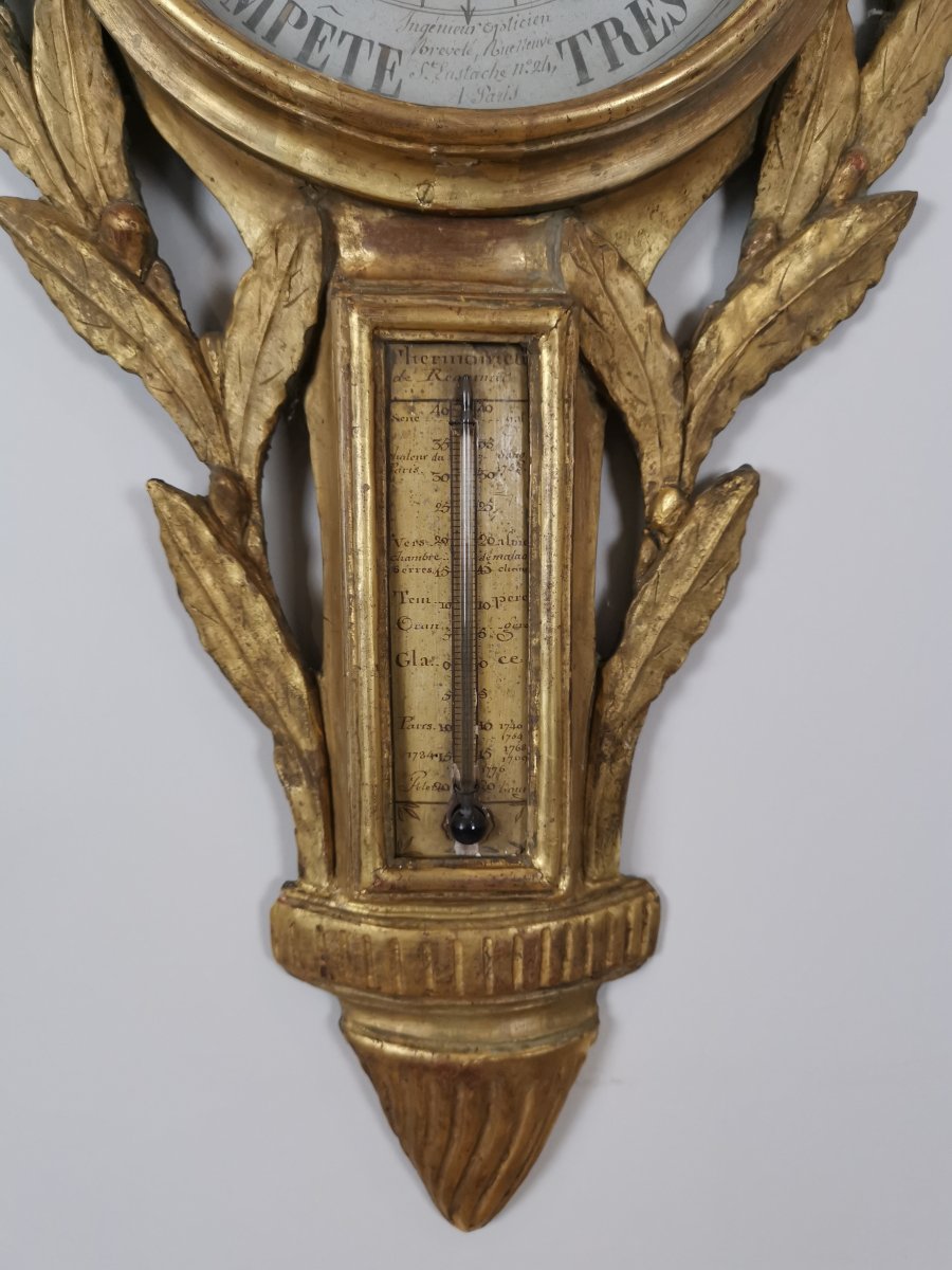 A Louis XVI Barometer Thermometer Circa 1776-1780-photo-3