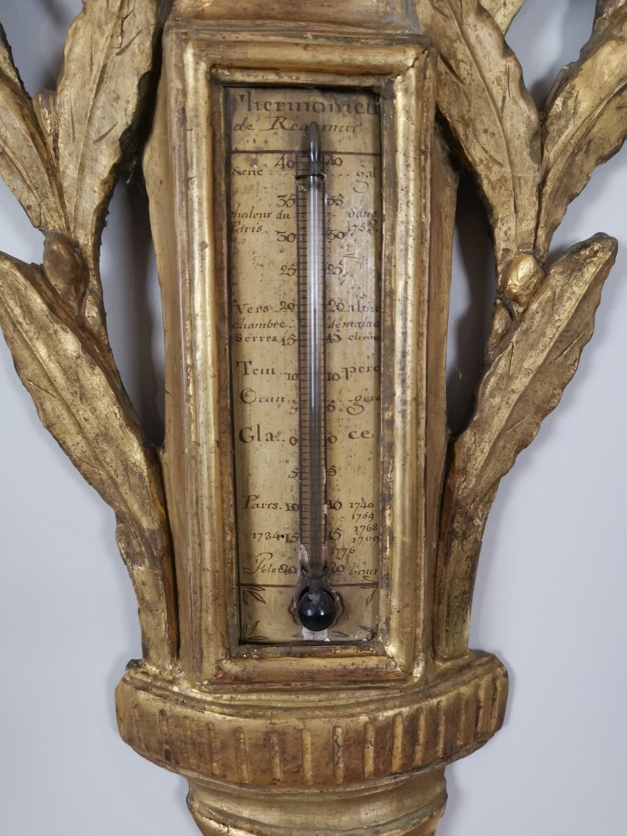 A Louis XVI Barometer Thermometer Circa 1776-1780-photo-4
