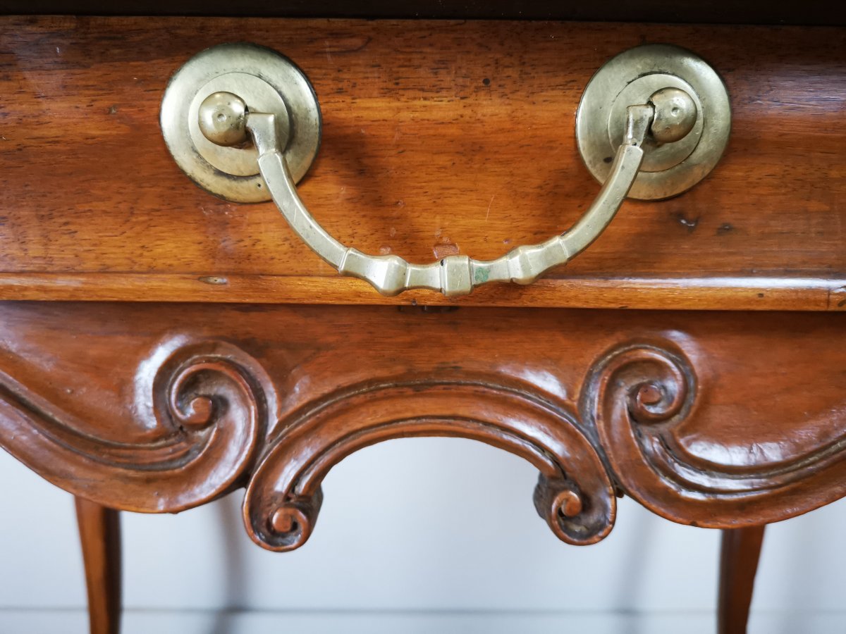 Provençal Writing Table Or Small Desk, Mid 18th Century Circa 1750-photo-4