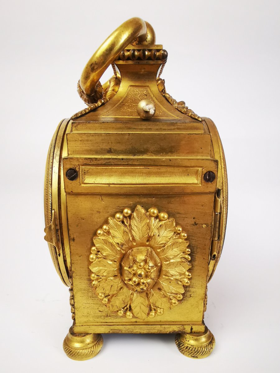 A Louis XVI Ormoulu Officer's Clocks Lat-18th Circa 1780.-photo-2