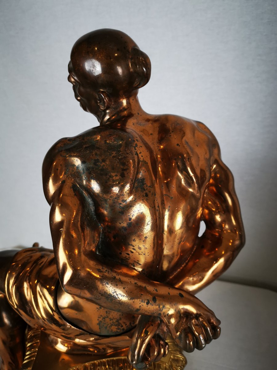 Paire de grands maures enchaînés. Pietro Tacca (1577-1640)-photo-7