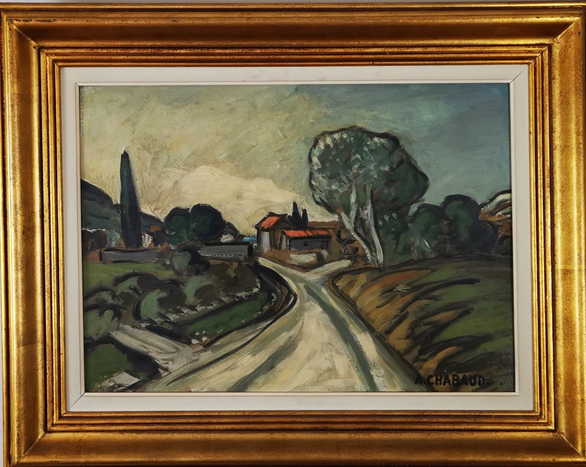 Auguste Chabaud 1882 - 1955 - Le Chemin Du Mas.