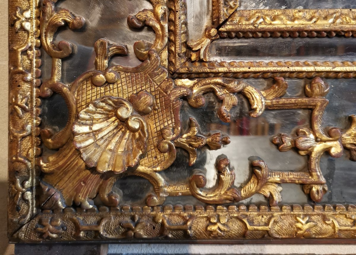 A Regence Mirror, Early 18th Century Circa 1710 - 1720.-photo-3