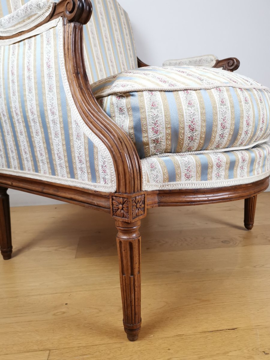 Marquise D’époque Louis XVI Estampillée Jacques Cheneaux -photo-6