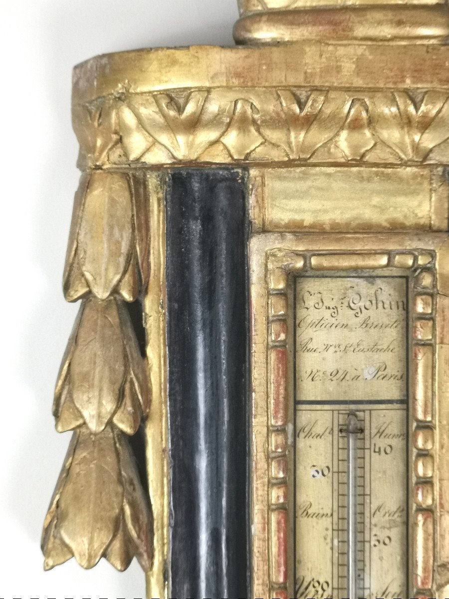 A Louis XVI Barometer-thermometer 18th Century-photo-6
