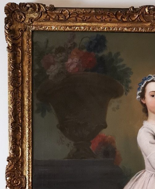 The Girl With The Garland Of Flowers - Late 18th Circa 1770 - 1780-photo-6