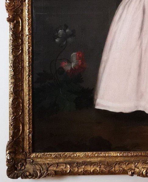 The Girl With The Garland Of Flowers - Late 18th Circa 1770 - 1780-photo-7