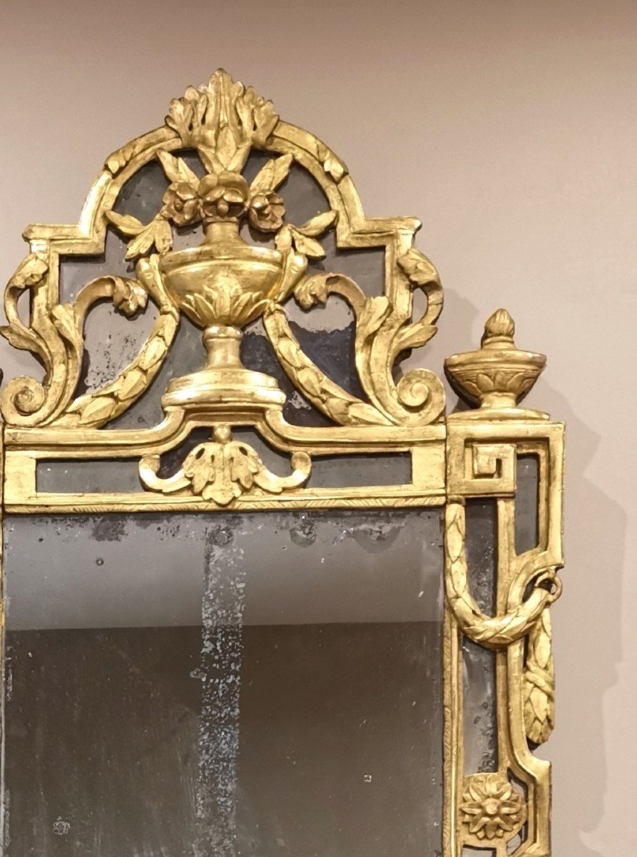 Miroir Néo-classique D’époque Louis XVI Vers 1780-1785.-photo-4